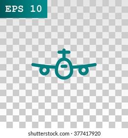 Airplane line icon