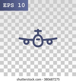 Airplane line icon