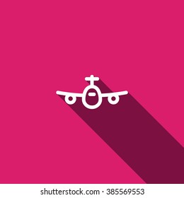 Airplane line icon