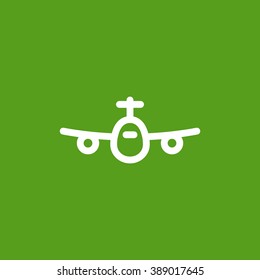 Airplane line icon