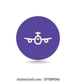 Airplane line icon