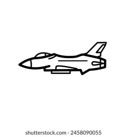 airplane - line  icon vector	