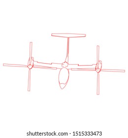 Airplane line path vector icon of air plane flight route with start point and dash line trace. Airplane Flying Icon vector symbol icon. Flying an airplane trip