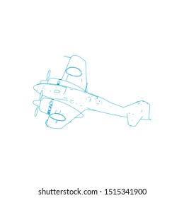 Airplane line path vector icon of air plane flight route with start point and dash line trace. Airplane Flying Icon vector symbol icon. Flying an airplane trip