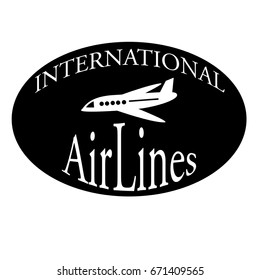 Airplane logo design