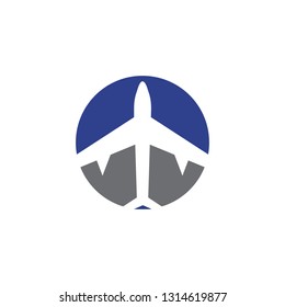 Airplane logo design icon vector template