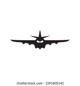 Airplane logo design icon vector