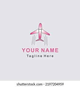 airplane logo design inspiration concept