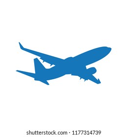 airplane logo design template vector