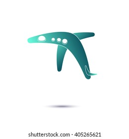 Airplane Logo Design. Vector illustration.