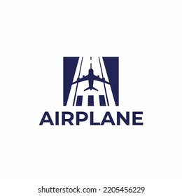 Flugzeuglogo-Design, Vektorgrafik