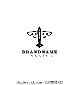 airplane logo icon modern template vector creative