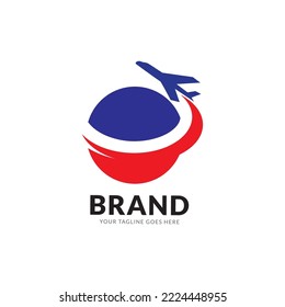 airplane logo icon  vector template..
