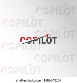 logotipo del avión, logotipo del piloto, volar al avión