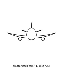airplane logo stock illustration design