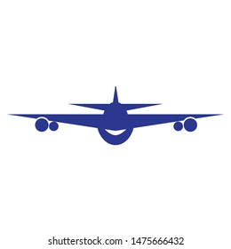Airplane logo templat vector icon design