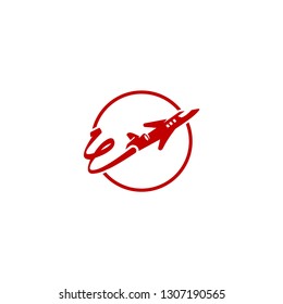 airplane logo template