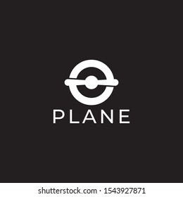 Airplane Logo Template Design Vector.
