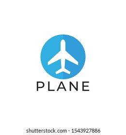 Airplane Logo Template Design Vector.