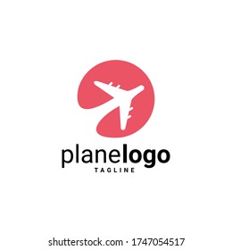 Airplane Logo Template Design Vector