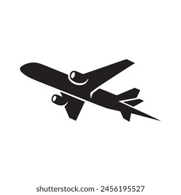 airplane logo template, airplane logo elements, airplane logo icon vector