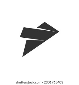 plantilla de logotipo de avión. Identidad de la marca Ilustración de iconos. Ilustración aislada y plana. Gráfico vectorial