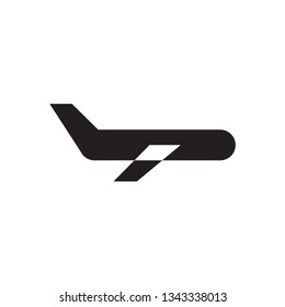 Airplane logo template vector icon design