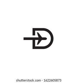 Airplane logo template vector icon design