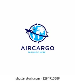 Airplane Logo. Travel Agency Logo. Cargo and Logistics Identity Design