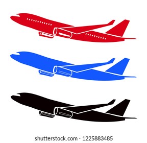 Airplane logo - vector eps 10