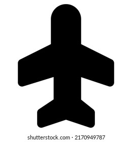 Airplane logotype with high speed knots scale