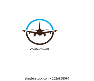 Airplane logotype - Vector
