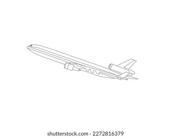 airplane make with vector arts