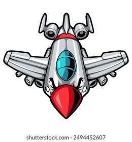 Airplane mascot esport logo cool esports logo 