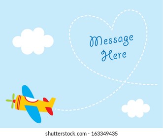 airplane message