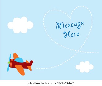 airplane message