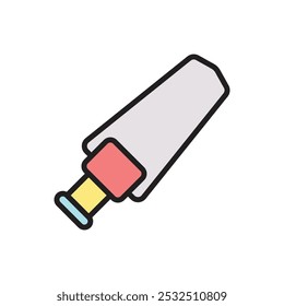 Ilustración vectorial de icono de detector de metales de avión