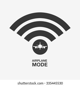 airplane mode  design, vector illustration eps10 graphic 