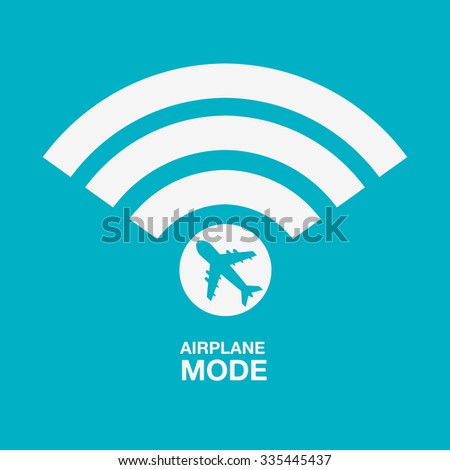 airplane mode  design, vector illustration eps10 graphic 