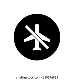 airplane mode icon illustration isolated vector sign symbol