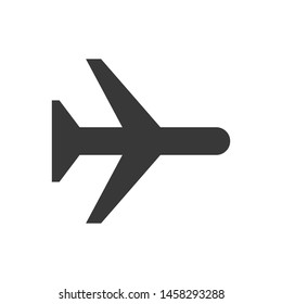 Airplane mode icon isolated on white background. Airplane symbol modern simple vector icon for website design, mobile app, ui. Vector Illustration