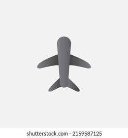 Vektorgrafik des Flugzeugmodells