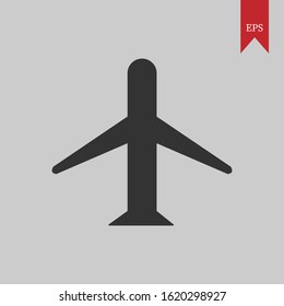 Airplane mode vector graphics illustration, which can be used for icons, web logos, profile icons, even application logos