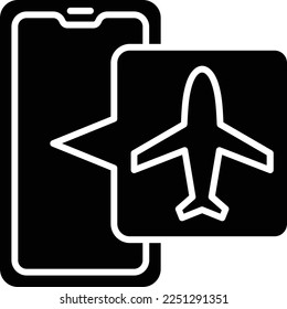 Airplane Mode vector icon. Can be used for printing, mobile and web applications.