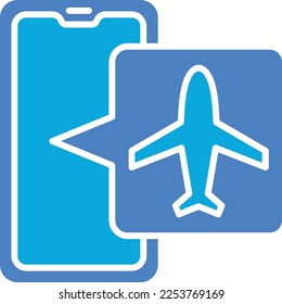 Airplane Mode vector icon. Can be used for printing, mobile and web applications.