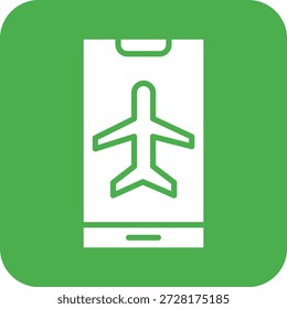 Airplane Mode Vector Icon Design Illustration