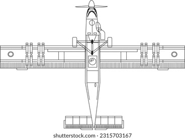 Flugzeug PACE MAKER Flugzeug au23a Kunst