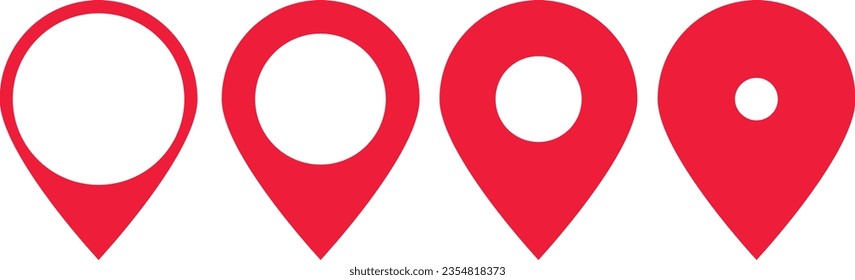 Airplane path in a dotted line shape. Airplane line routes set. Aircraft tracking. location pins isolated on white background