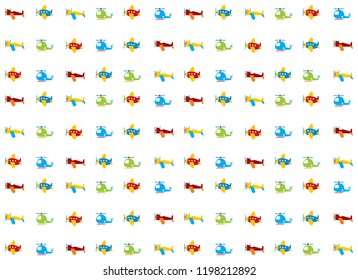 airplane pattern background