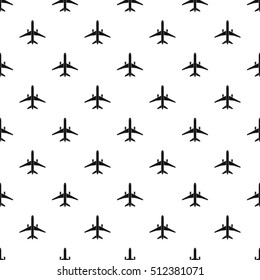 Airplane Pattern. Simple Illustration Of Airplane Vector Pattern For Web